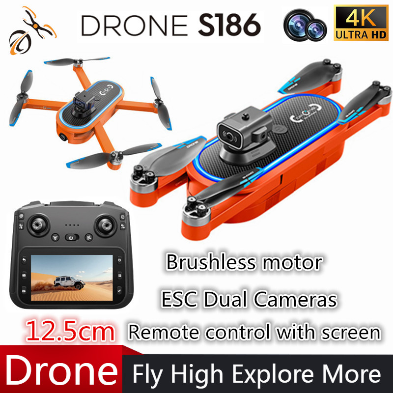 2025 S186 Drone profesional 4K - Drone Gimbal 2 Axis reseña y precio