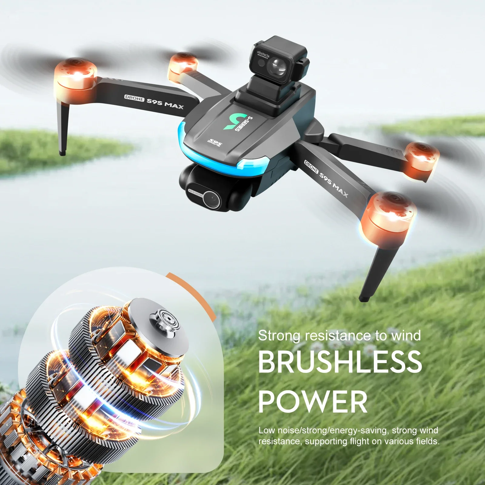 Nuevo S9S MAX MINI Drone 4K 2  - Drone Gimbal 2 Axis reseña y precio