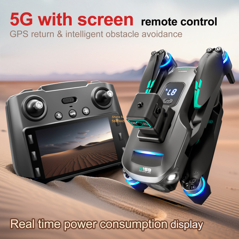 8K Cámara Dual 5G WIFI FPV Con - Drone Gimbal Brushless reseña y precio