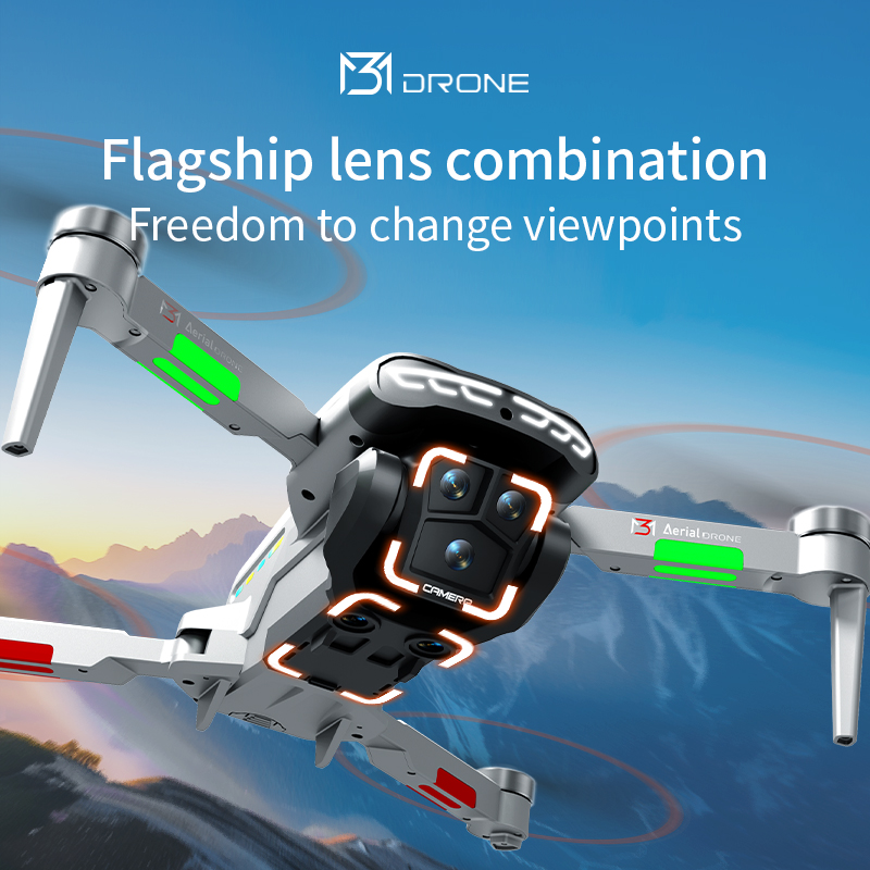 Dron profesional M3 4K HD foto - Drone Gimbal 2 Axis reseña y precio