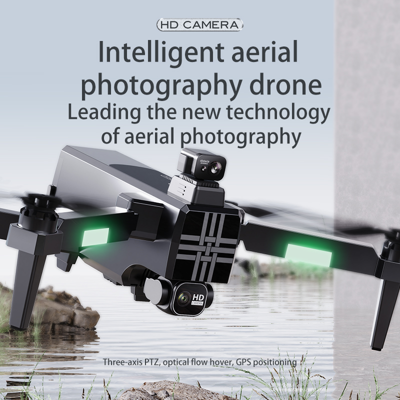 Dron A380 4K HD de tres ejes,  - Drone Gimbal Brushless reseña y precio