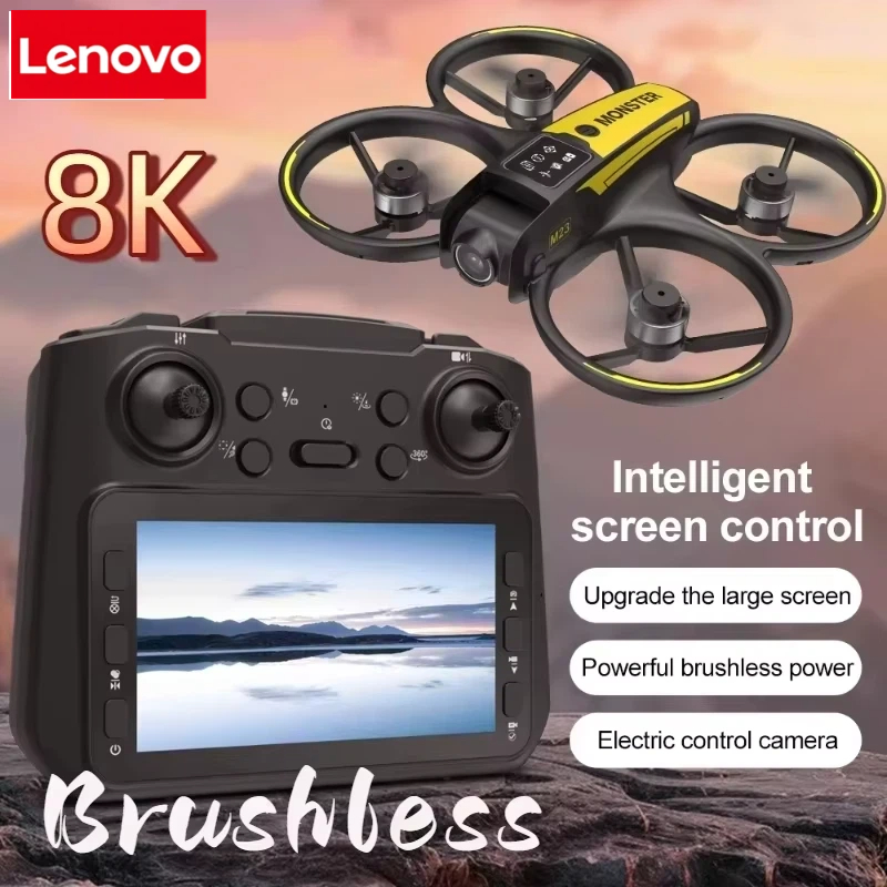 Dron Lenovo M23 HD 8K con Cáma - Drone Gimbal Mount reseña y precio